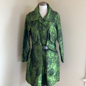 Oscar de la Renta floral coat